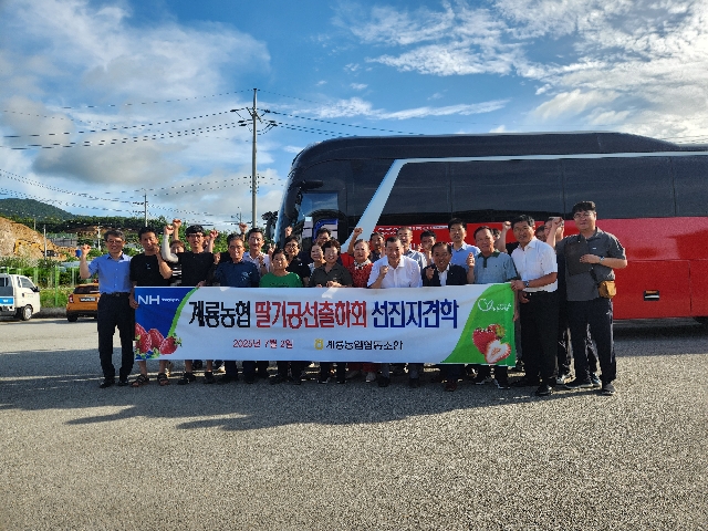계룡농협 딸기공선출하회 선진지견학 대표 이미지